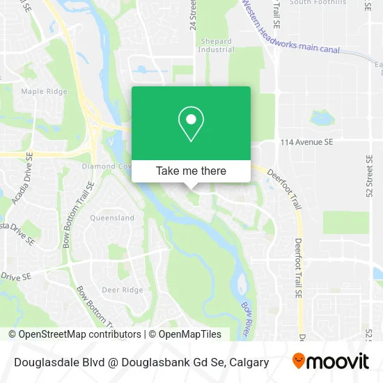 Douglasdale Blvd @ Douglasbank Gd Se map