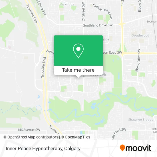 Inner Peace Hypnotherapy map