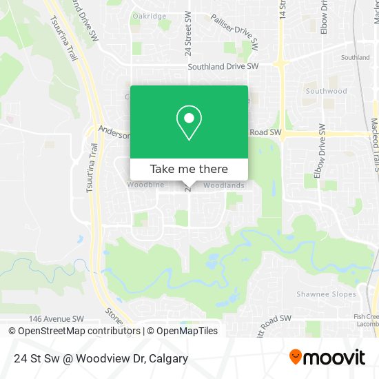 24 St Sw @ Woodview Dr map