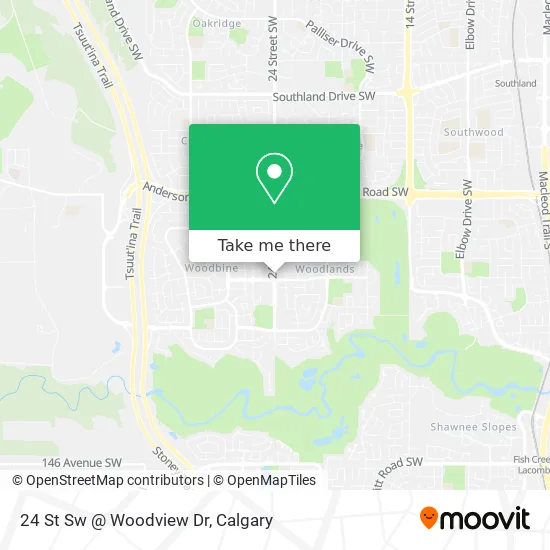 24 St Sw @ Woodview Dr map