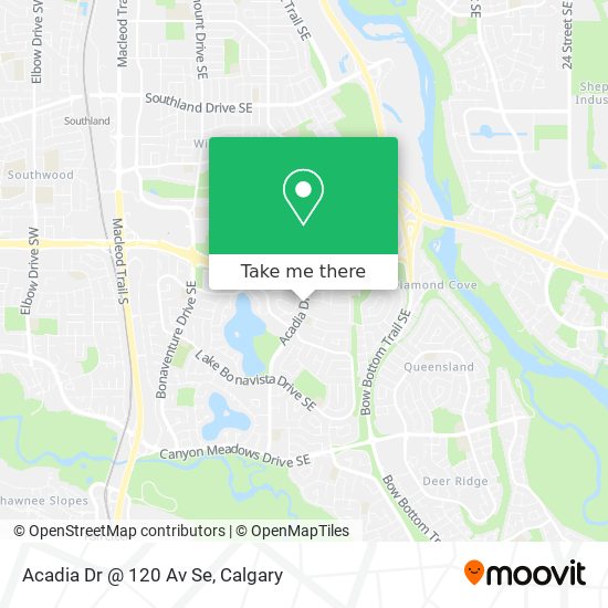 Acadia Dr @ 120 Av Se map