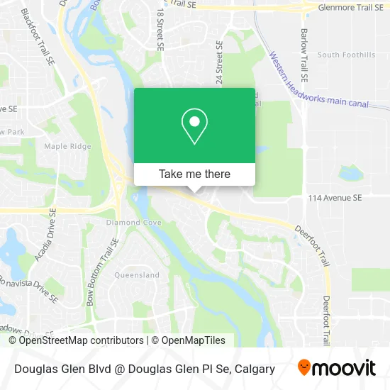 Douglas Glen Blvd @ Douglas Glen Pl Se map