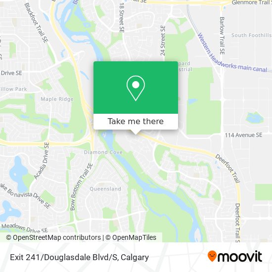 Exit 241/Douglasdale Blvd/S map