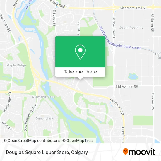 Douglas Square Liquor Store map