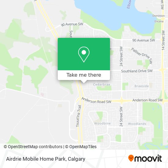 Airdrie Mobile Home Park plan