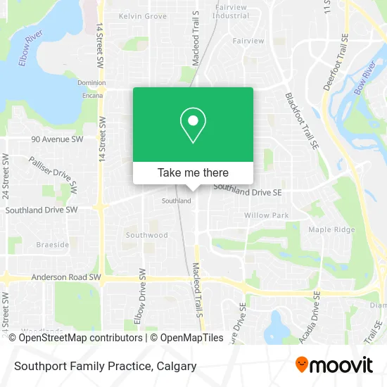 Southport Family Practice map