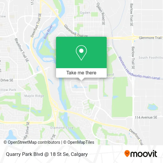 Quarry Park Blvd @ 18 St Se map
