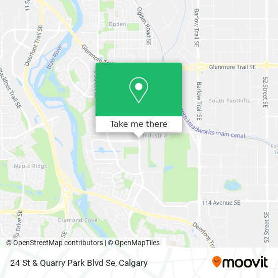 24 St & Quarry Park Blvd Se plan