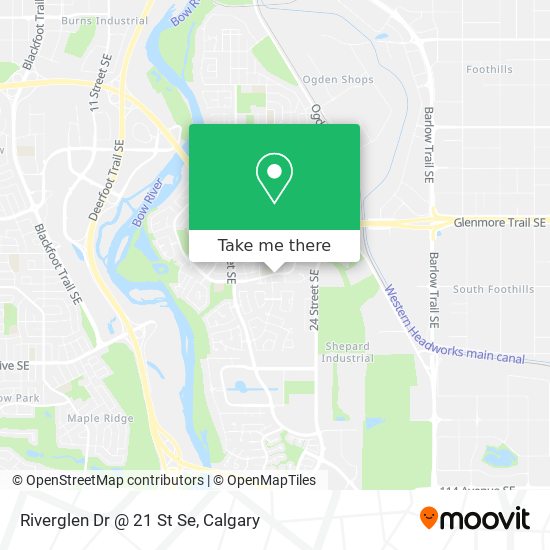 Riverglen Dr @ 21 St Se map