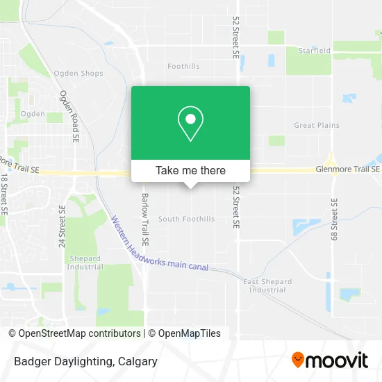 Badger Daylighting plan