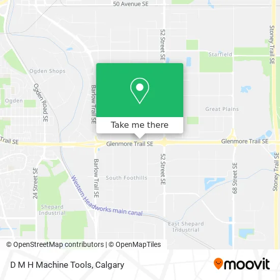 D M H Machine Tools map
