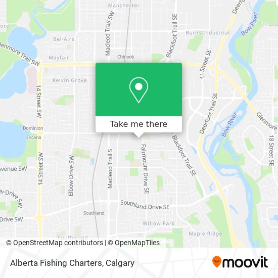 Alberta Fishing Charters plan