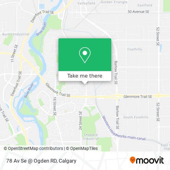 78 Av Se @ Ogden RD map