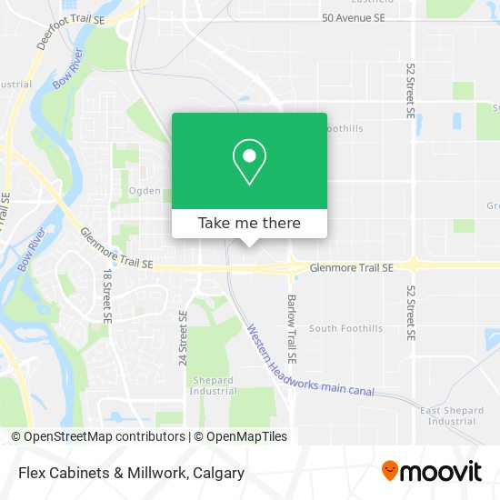 Flex Cabinets & Millwork map