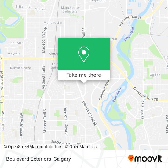 Boulevard Exteriors map