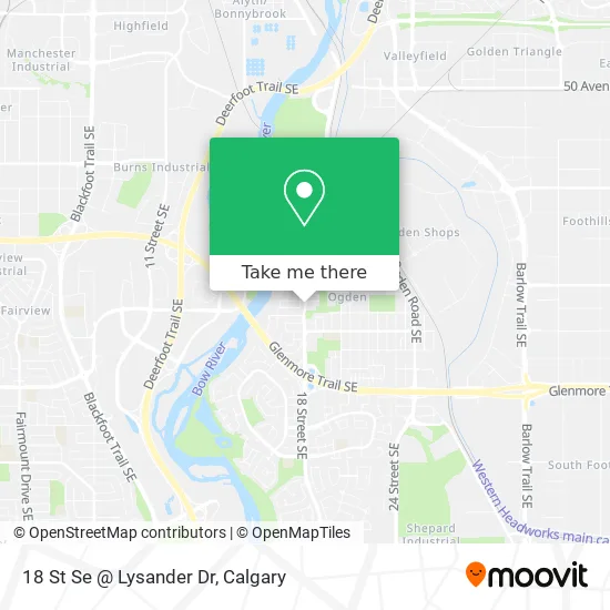 18 St Se @ Lysander Dr map