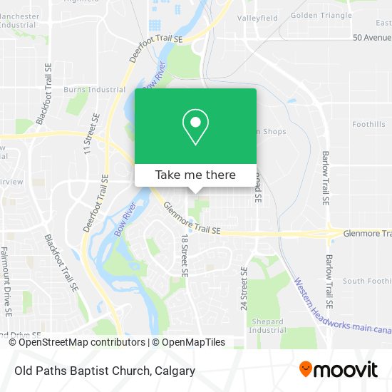 Old Paths Baptist Church map