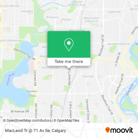 MacLeod Tr @ 71 Av Se map