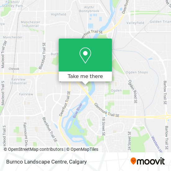 Burnco Landscape Centre map