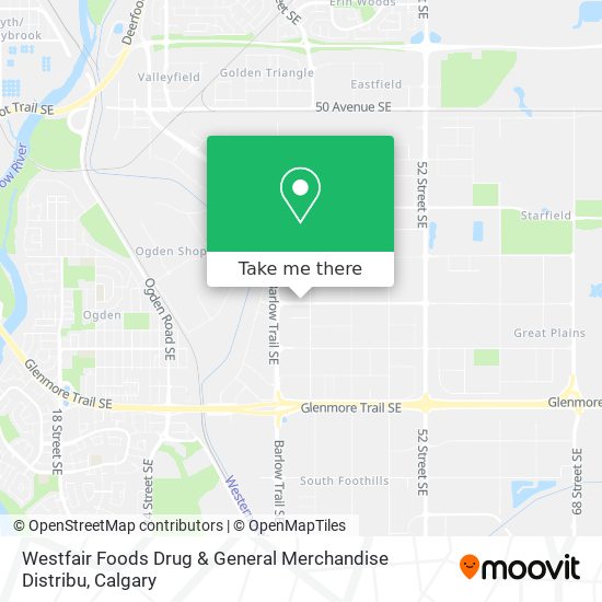 Westfair Foods Drug & General Merchandise Distribu map