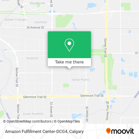 Amazon Fulfillment Center-DCG4 map