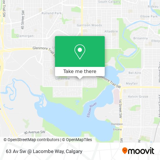 63 Av Sw @ Lacombe Way map