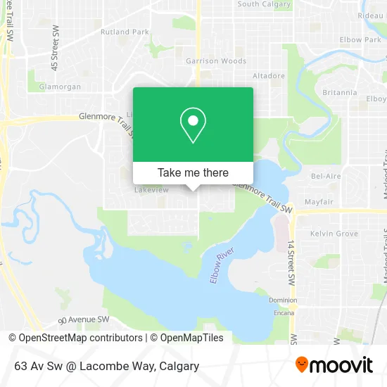 63 Av Sw @ Lacombe Way map