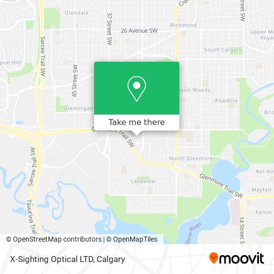 X-Sighting Optical LTD map