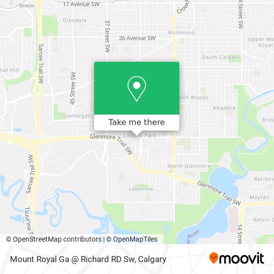 How To Get To Mount Royal Ga Richard Rd Sw In Calgary By Bus Or Light Rail