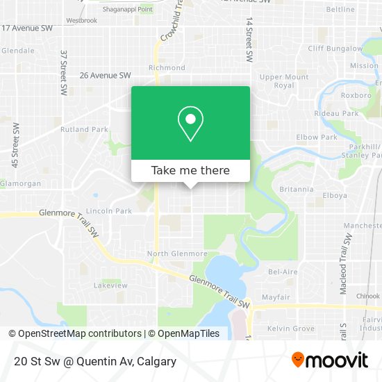 20 St Sw @ Quentin Av map
