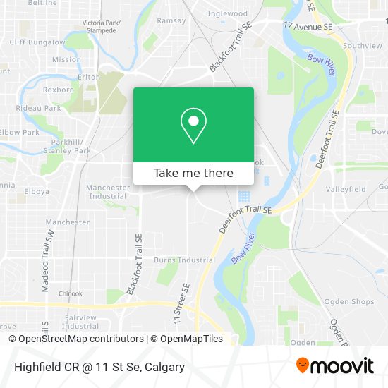 Highfield CR @ 11 St Se map