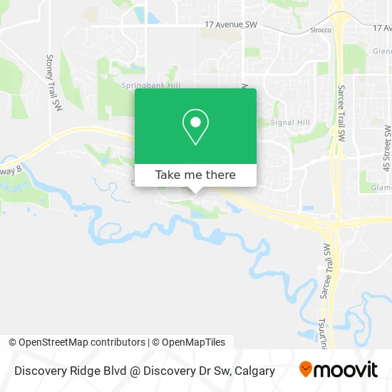 Discovery Ridge Blvd @ Discovery Dr Sw map
