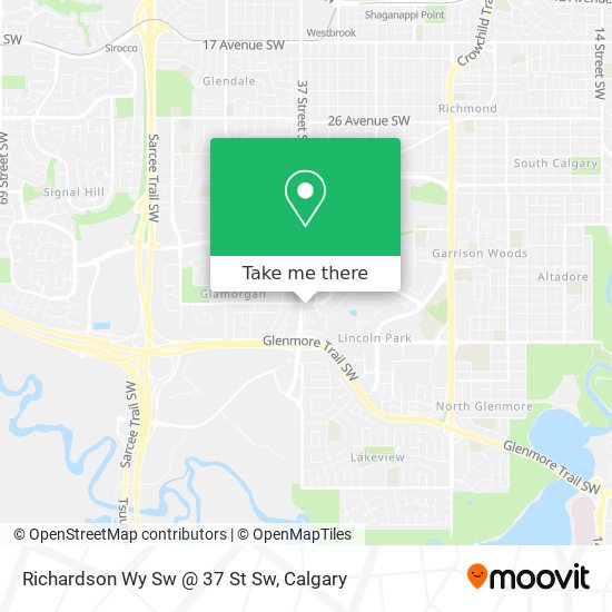 Richardson Wy Sw @ 37 St Sw map