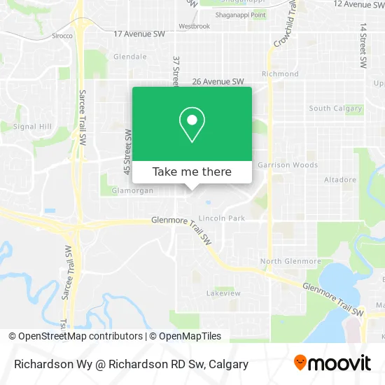 Richardson Wy @ Richardson RD Sw map