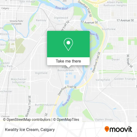 Kwality Ice Cream map