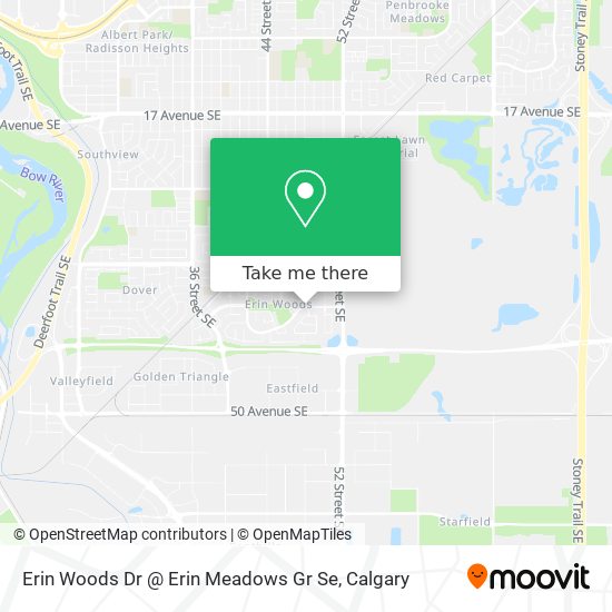 Erin Woods Dr @ Erin Meadows Gr Se map