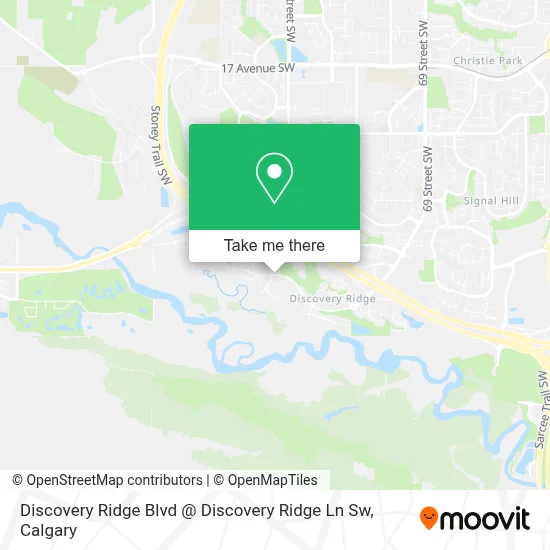 Discovery Ridge Blvd @ Discovery Ridge Ln Sw map