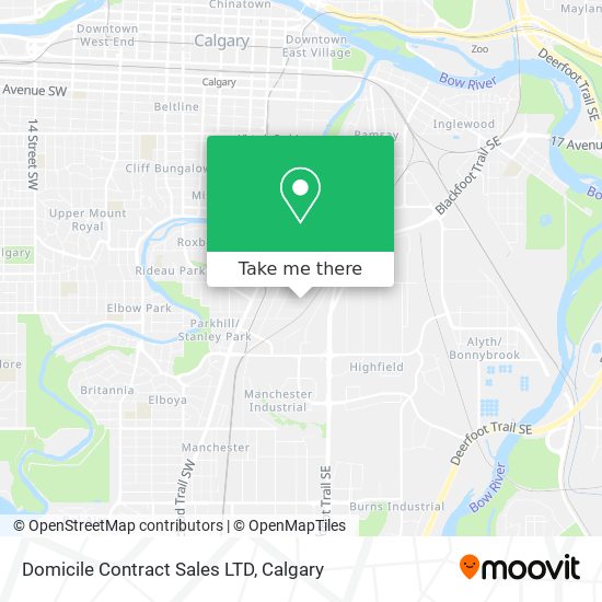 Domicile Contract Sales LTD map