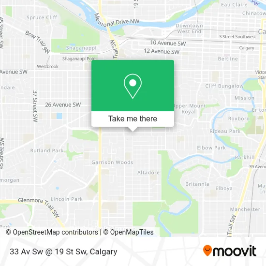 33 Av Sw @ 19 St Sw plan