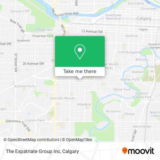 The Expatriate Group Inc map