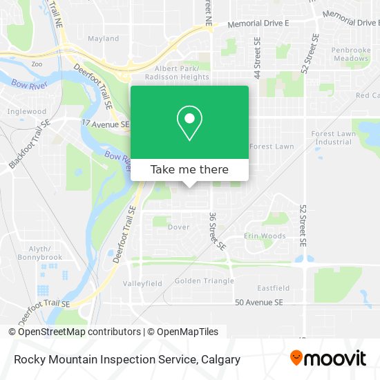 Rocky Mountain Inspection Service map