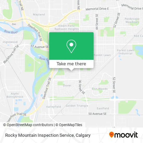 Rocky Mountain Inspection Service map