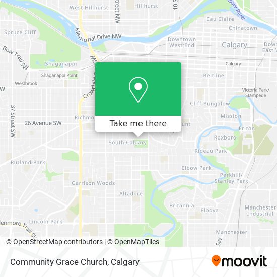 Community Grace Church map