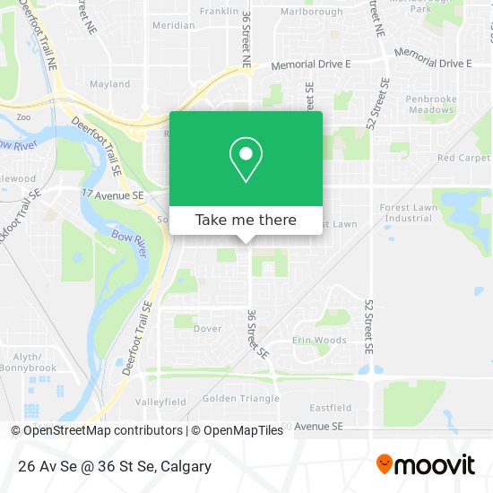 26 Av Se @ 36 St Se map