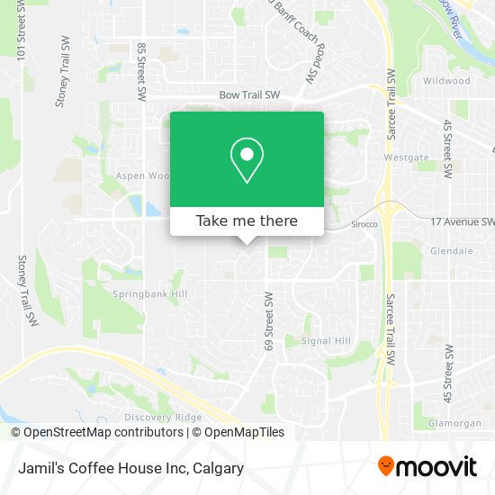 Jamil's Coffee House Inc map