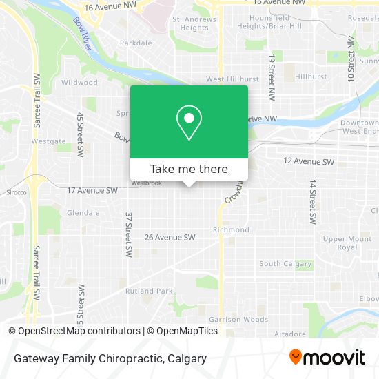 Gateway Family Chiropractic map