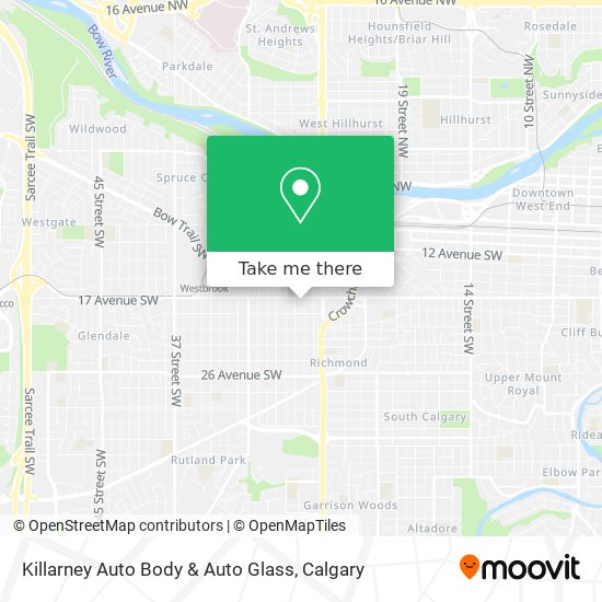 Killarney Auto Body & Auto Glass map