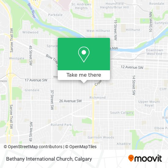 Bethany International Church map