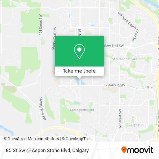 85 St Sw @ Aspen Stone Blvd map