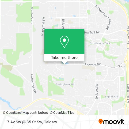 17 Av Sw @ 85 St Sw map